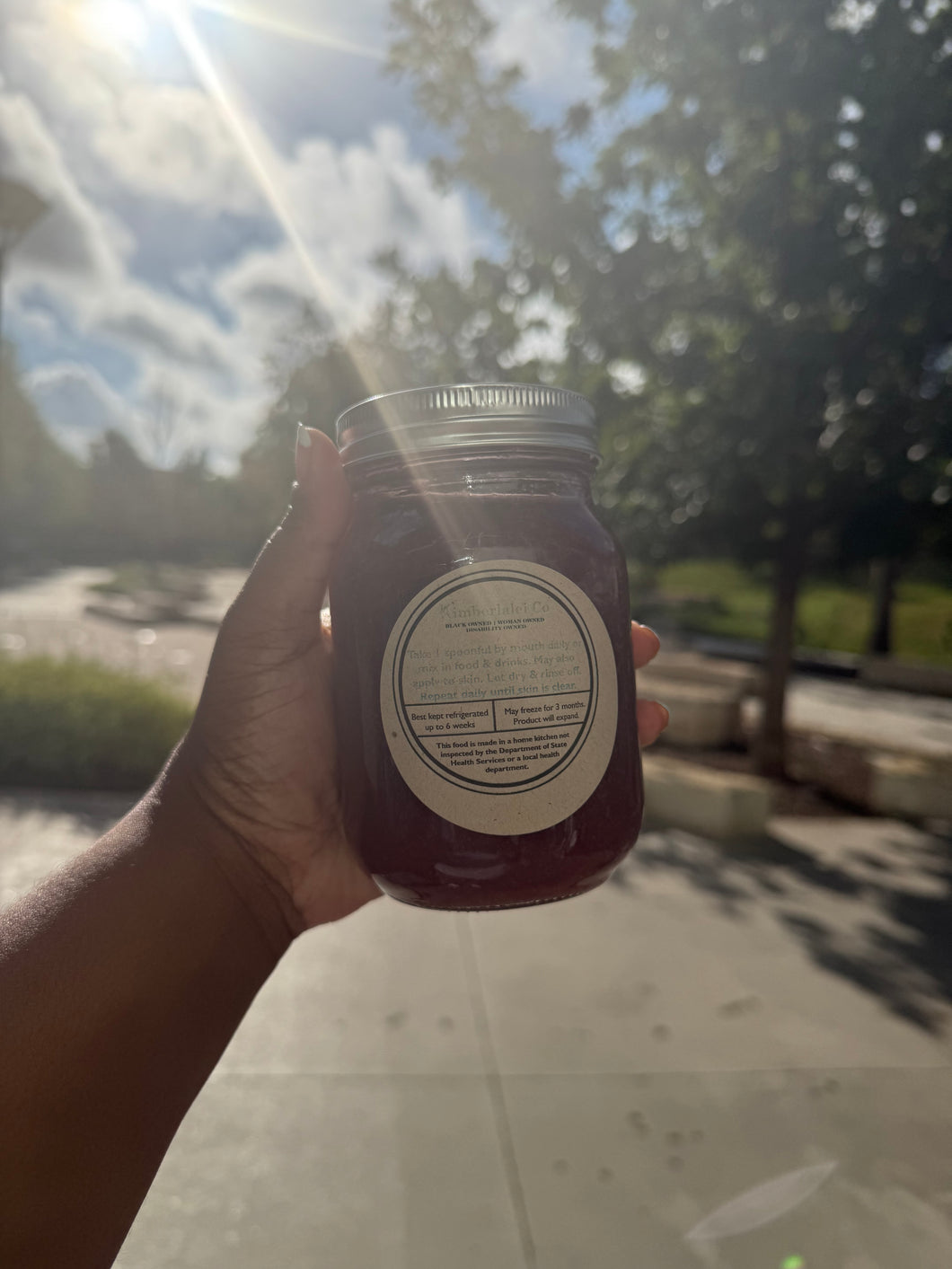 [16 ounces] Purple Wildcrafted Sea Moss Gel